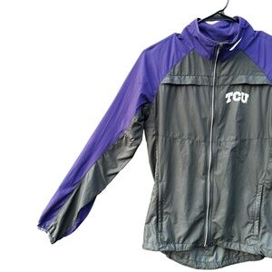 TCU Women’s Small Nike Zip-Up Jacket Windbreaker Size Small